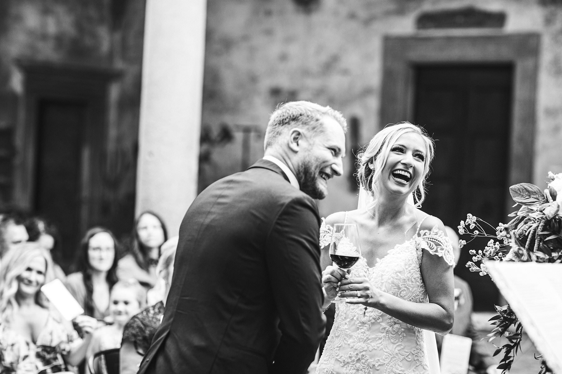 Romantic wedding in Italy at the charming Castello del Trebbio