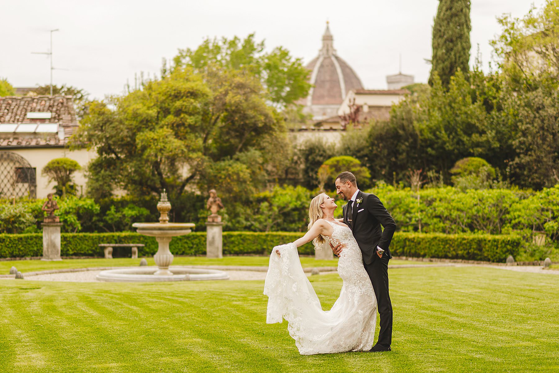 Dawn & Eric Wedding in Florence at Hotel Four Seasons Firenze