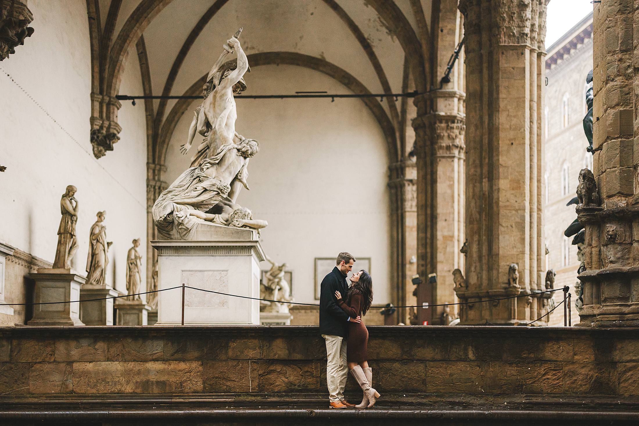 A winter’s tale, an engagement proposal in the heart of Florence